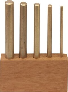 Dorsett Messing (5 deler) 1/4&quot; - 3/4&quot;