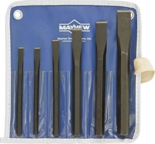 Meiselsett 1/4&quot;X5 - 3/4&quot;X7 Mayhew