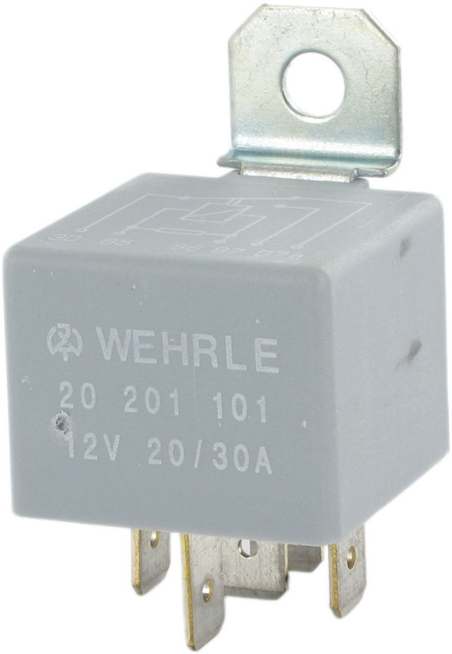 Rele Veksel 12V 30A m/Motstand A 