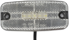 Lampe Markering hvit 12-24V LUCIDITY
