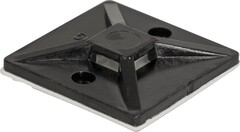 Klips Plast f. 4,8mm Strips Sort (50)