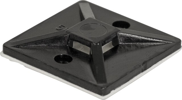 Klips Plast f. 4,8mm Strips Sort (50) 