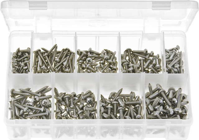 Skruer, Plateskruer DIN 9781 PZ A2 (450) 3,5x13 - 4,8x25 