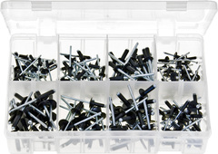 Popnagler Sort (200) 3,2 - 4,8mm