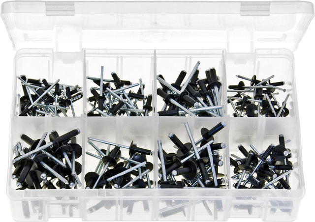 Popnagler Sort (200) 3,2 - 4,8mm 
