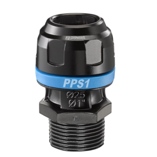 PPS Skjøt Overgang 32mm - 1" BSP Han